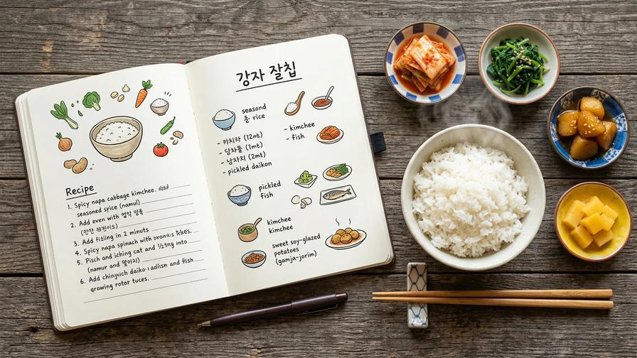 한국 반찬 만들기 체험