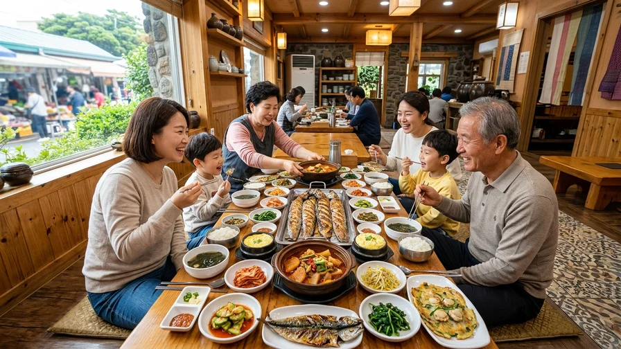 서귀포 전통시장 근처의 아늑한 갈치 식당