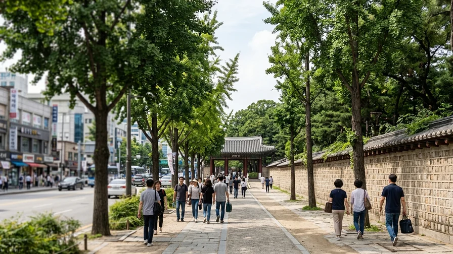 종로3가역 인근 종묘 입구, 외국 여행자 접근 동선