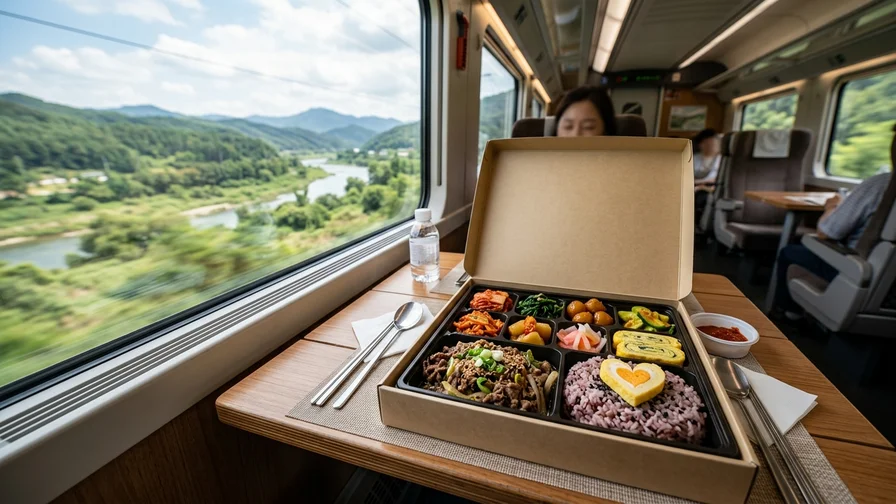 한국 기차역 음식