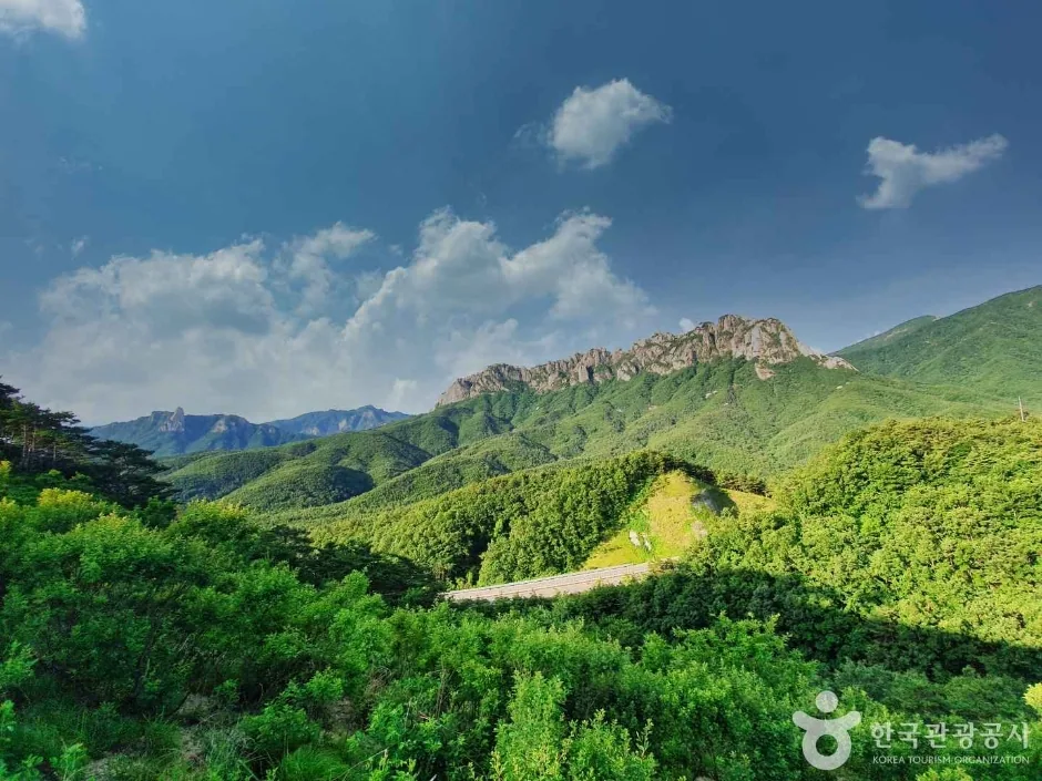 설악산 울산바위 철계단 구간