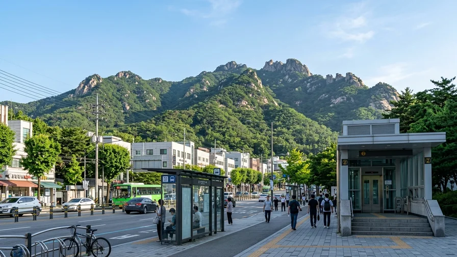 관악산 정상 연주대 전경