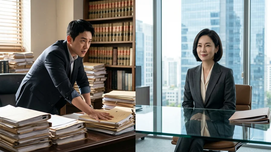 justice-seeking characters in Korean legal and crime dramas