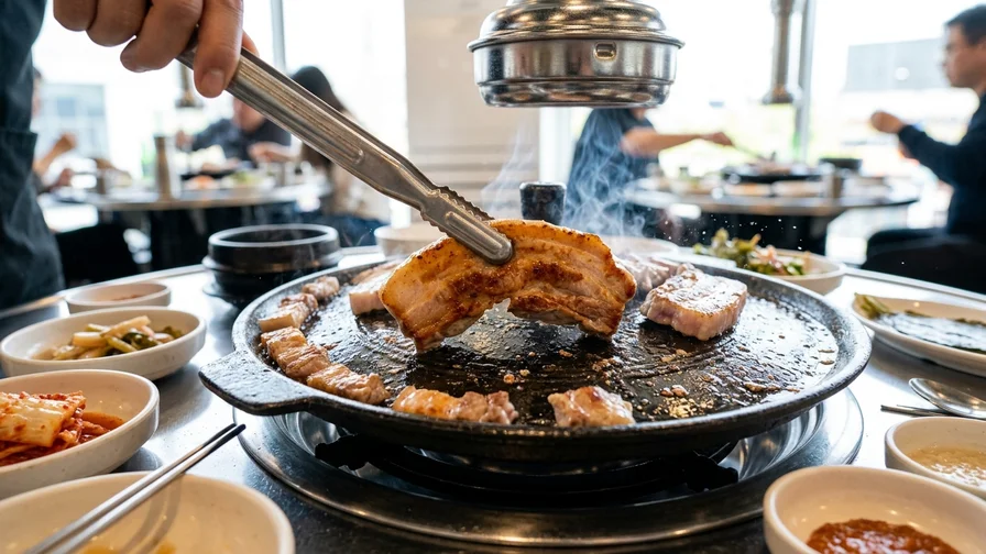 집에서 즐기는 한국식 바비큐